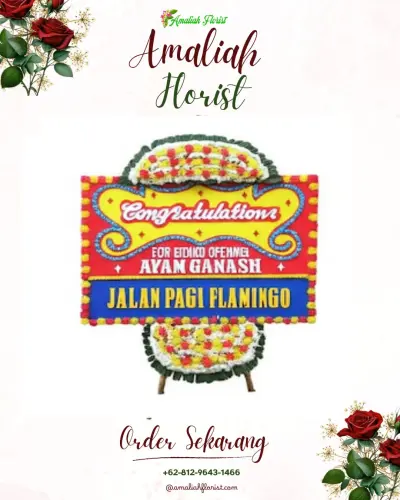 Bunga Papan Congratulation di Tambak Langon Surabaya
